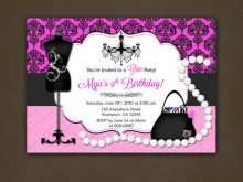 54 Visiting Jewellery Party Invitation Template For Free with Jewellery Party Invitation Template