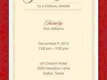 55 Best Formal Dinner Invitation Card Template Download by Formal Dinner Invitation Card Template