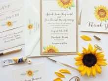 55 Best Sunflower Wedding Invitation Template Photo with Sunflower Wedding Invitation Template