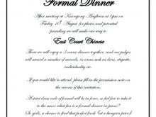 55 Create Formal Dinner Invitation Card Template Layouts for Formal Dinner Invitation Card Template