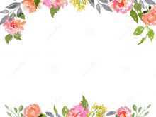 55 Online Floral Wedding Invitation Blank Template For Free by Floral Wedding Invitation Blank Template