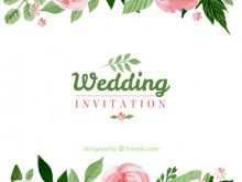 55 Visiting Vector Floral Wedding Invitation Template in Word by Vector Floral Wedding Invitation Template