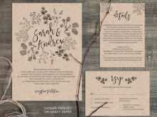 56 Creating Kraft Paper Wedding Invitation Template Layouts for Kraft Paper Wedding Invitation Template