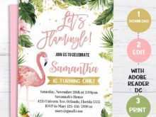 56 Customize Flamingo Party Invitation Template Free in Photoshop with Flamingo Party Invitation Template Free