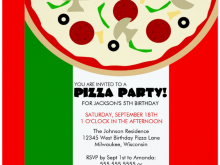 56 Standard Pizza Party Invitation Template Download for Pizza Party Invitation Template