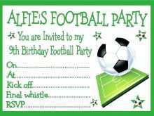 57 Online Free Football Party Invitation Templates Uk With Stunning Design for Free Football Party Invitation Templates Uk