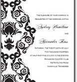 Party Invitation Templates Black And White