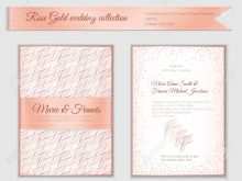 58 Creative Rose Gold Wedding Invitation Template PSD File for Rose Gold Wedding Invitation Template