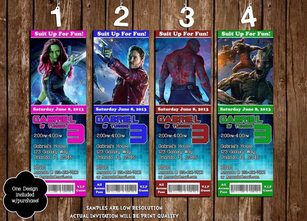 58 Free Guardians Of The Galaxy Birthday Invitation Template in Photoshop with Guardians Of The Galaxy Birthday Invitation Template