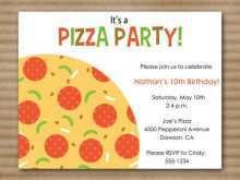 58 Online Pizza Party Invitation Template With Stunning Design for Pizza Party Invitation Template