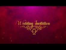 58 Printable Indian Wedding Invitation After Effects Template for Ms Word with Indian Wedding Invitation After Effects Template