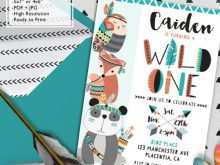 58 The Best Wild One Birthday Invitation Template Free Templates for Wild One Birthday Invitation Template Free