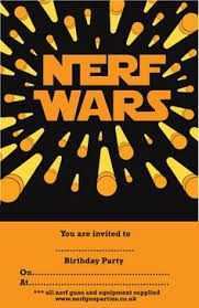 59 Creative Free Nerf Birthday Party Invitation Template Maker for Free Nerf Birthday Party Invitation Template