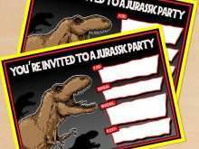 59 Free Jurassic Park Birthday Invitation Template Formating for Jurassic Park Birthday Invitation Template