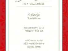 60 Create Formal Dinner Invitation Example Templates for Formal Dinner Invitation Example