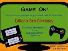 60 Online Free Video Game Birthday Invitation Template Now for Free Video Game Birthday Invitation Template
