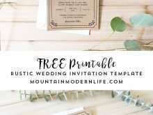 60 Standard Wedding Invitation Template Rustic in Photoshop for Wedding Invitation Template Rustic