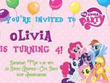 60 The Best My Little Pony Invitation Blank Template in Photoshop by My Little Pony Invitation Blank Template
