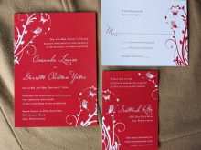 61 Free Printable Wedding Invitation Templates Red And White PSD File with Wedding Invitation Templates Red And White