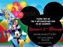 61 Visiting Mickey Mouse Party Invitation Template PSD File for Mickey Mouse Party Invitation Template