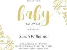 62 Best Elegant Baby Shower Invitation Templates for Ms Word with Elegant Baby Shower Invitation Templates