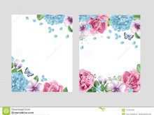62 Create Floral Wedding Invitation Blank Template Now for Floral Wedding Invitation Blank Template