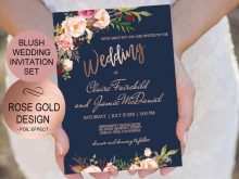 62 Create Navy And Gold Wedding Invitation Template Layouts by Navy And Gold Wedding Invitation Template
