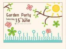 62 Customize Garden Party Invitation Template Templates by Garden Party Invitation Template