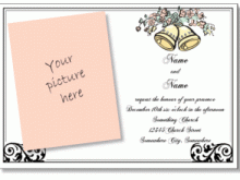 62 Report Wedding Invitation Template Online in Photoshop for Wedding Invitation Template Online