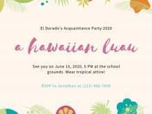 64 Best Hawaiian Party Invitation Template Now with Hawaiian Party Invitation Template