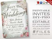 64 Printable Old Rose Wedding Invitation Template With Stunning Design by Old Rose Wedding Invitation Template