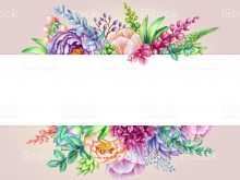 64 Report Floral Wedding Invitation Blank Template For Free for Floral Wedding Invitation Blank Template