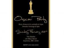 Oscar Party Invitation Template