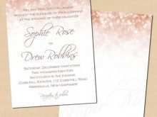 65 Best Rose Gold Wedding Invitation Template for Ms Word with Rose Gold Wedding Invitation Template