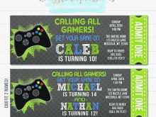 65 Format Free Video Game Birthday Invitation Template For Free with Free Video Game Birthday Invitation Template