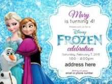 65 Free Printable Elsa Birthday Invitation Template in Word with Elsa Birthday Invitation Template