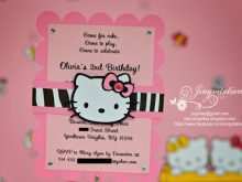 65 Online 7Th Birthday Invitation Template Hello Kitty Download with 7Th Birthday Invitation Template Hello Kitty