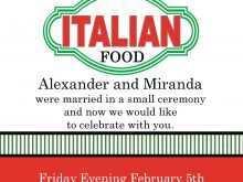 66 Customize Our Free Italian Themed Party Invitation Template for Ms Word for Italian Themed Party Invitation Template