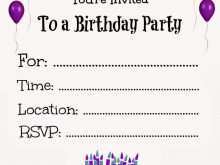 66 How To Create Birthday Invitation Template Online Now for Birthday Invitation Template Online