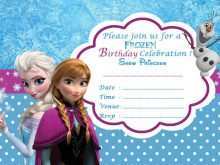 66 How To Create Elsa Birthday Invitation Template for Ms Word by Elsa Birthday Invitation Template