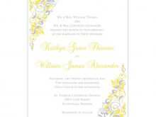66 Standard Wedding Invitation Templates Yellow PSD File for Wedding Invitation Templates Yellow