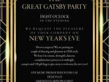 67 Best Blank Great Gatsby Invitation Template PSD File for Blank Great Gatsby Invitation Template