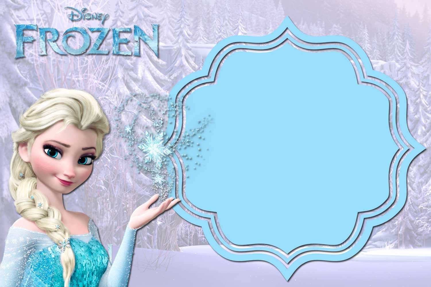 11 Free Frozen Birthday Invitation Template in Word by Frozen In Frozen Birthday Card Template