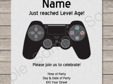 67 Visiting Free Video Game Birthday Invitation Template Download with Free Video Game Birthday Invitation Template