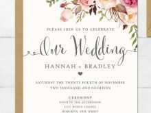 68 Free Printable Wedding Invitation Template With Photo Formating for Wedding Invitation Template With Photo