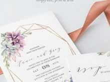 69 Customize Our Free Succulent Wedding Invitation Template PSD File for Succulent Wedding Invitation Template