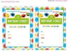 69 How To Create Sesame Street Invitation Blank Template With Stunning Design for Sesame Street Invitation Blank Template