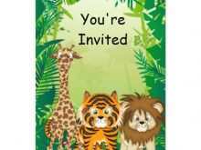 69 Printable Jungle Safari Birthday Invitation Template Now by Jungle Safari Birthday Invitation Template