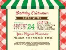 70 Printable Italian Themed Party Invitation Template Formating with Italian Themed Party Invitation Template