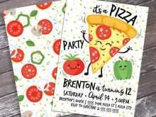 70 The Best Pizza Party Invitation Template Formating by Pizza Party Invitation Template